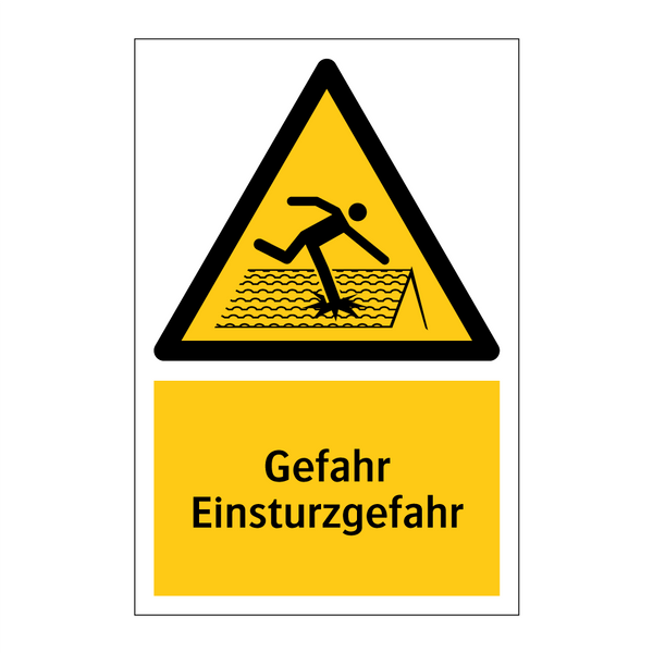 Gefahr Einsturzgefahr
