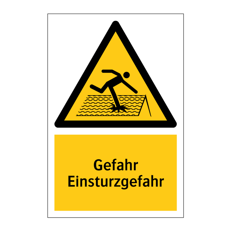 Gefahr Einsturzgefahr