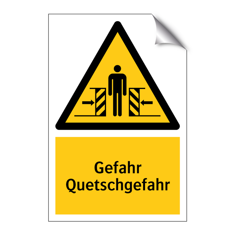 Gefahr Quetschgefahr