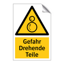 Gefahr Drehende Teile