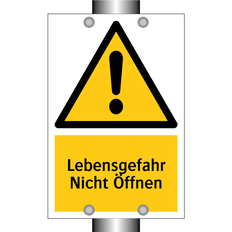 Lebensgefahr Nicht Öffnen