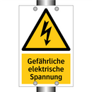 Gefährliche elektrische Spannung