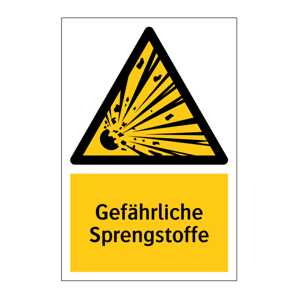 Gefährliche Sprengstoffe