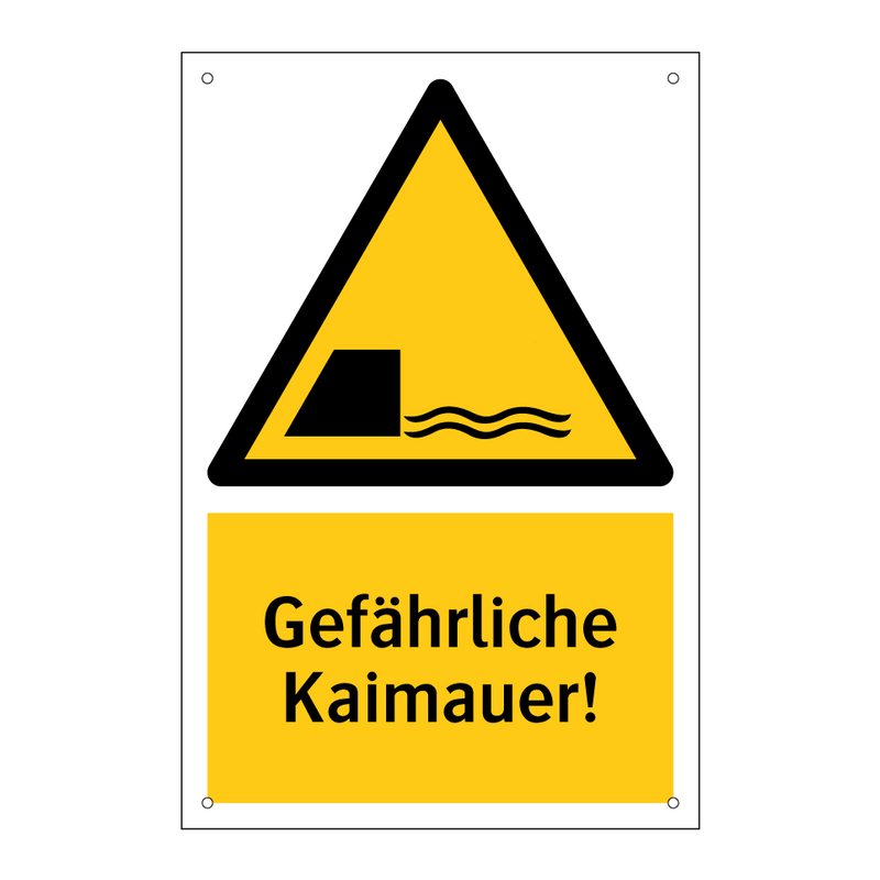 Gefährliche Kaimauer!