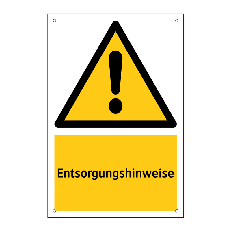 Entsorgungshinweise