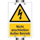 Nicht anschließen Außer Betrieb