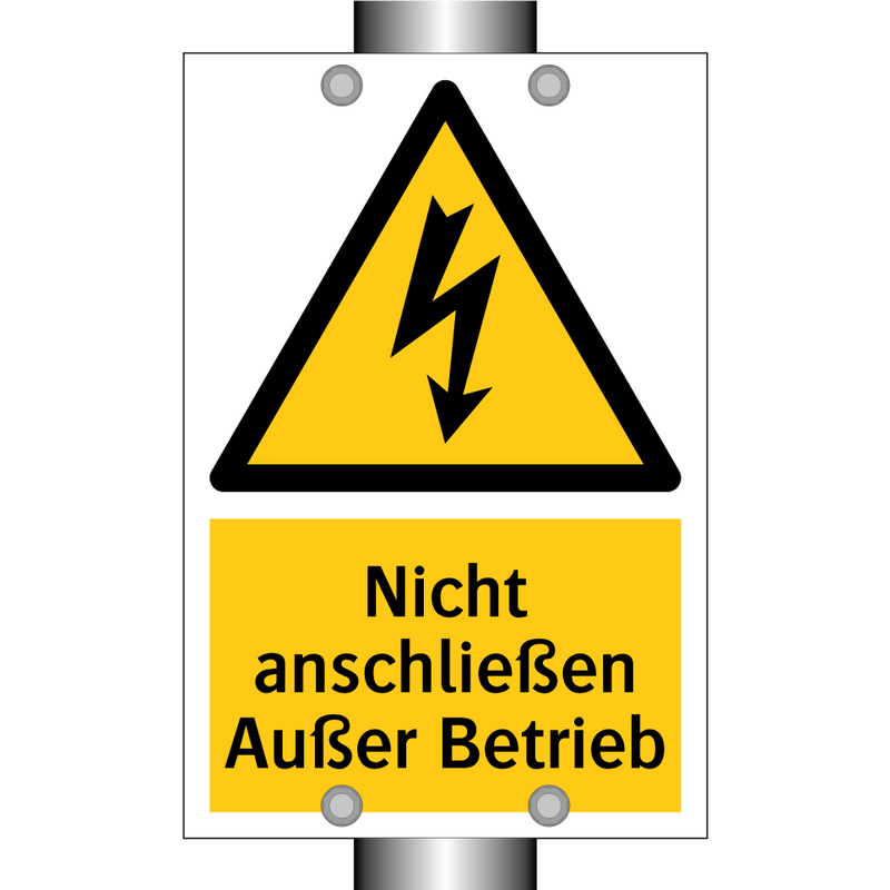Nicht anschließen Außer Betrieb