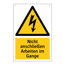 Nicht anschließen Arbeiten im Gange