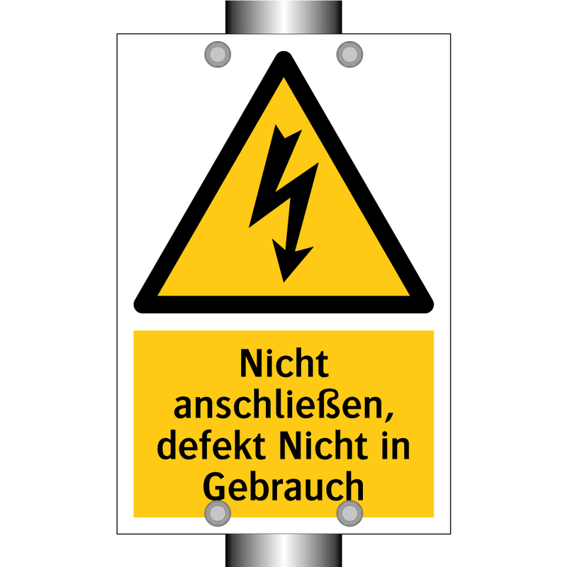 Nicht anschließen, defekt Nicht in Gebrauch