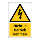 Nicht in Betrieb nehmen