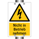 Nicht in Betrieb nehmen