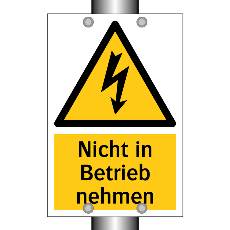 Nicht in Betrieb nehmen