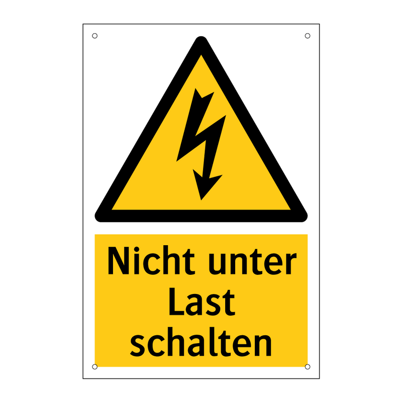 Nicht unter Last schalten