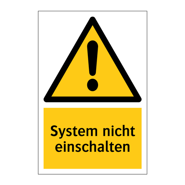 System nicht einschalten