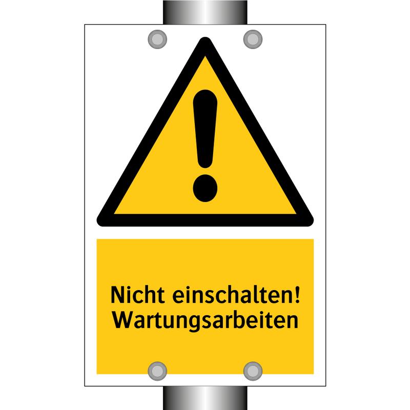 Nicht einschalten! Wartungsarbeiten