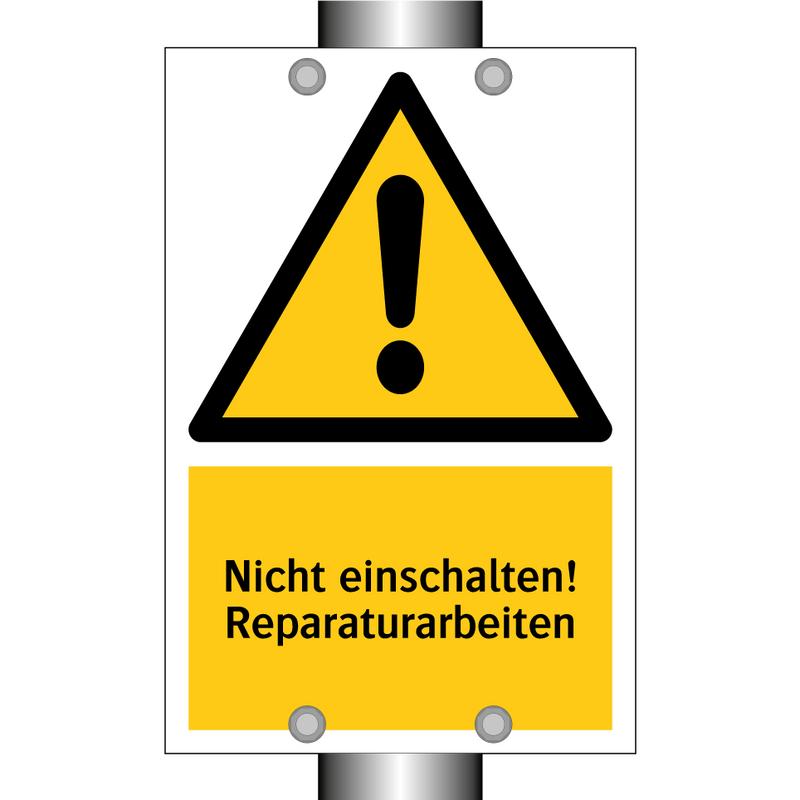 Nicht einschalten! Reparaturarbeiten