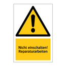 Nicht einschalten! Reparaturarbeiten