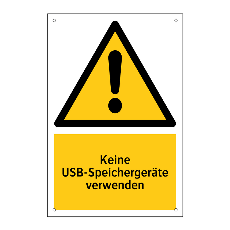 Keine USB-Speichergeräte verwenden