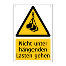 Nicht unter hängenden Lasten gehen