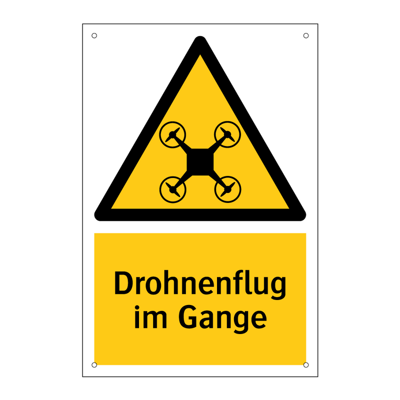 Drohnenflug im Gange