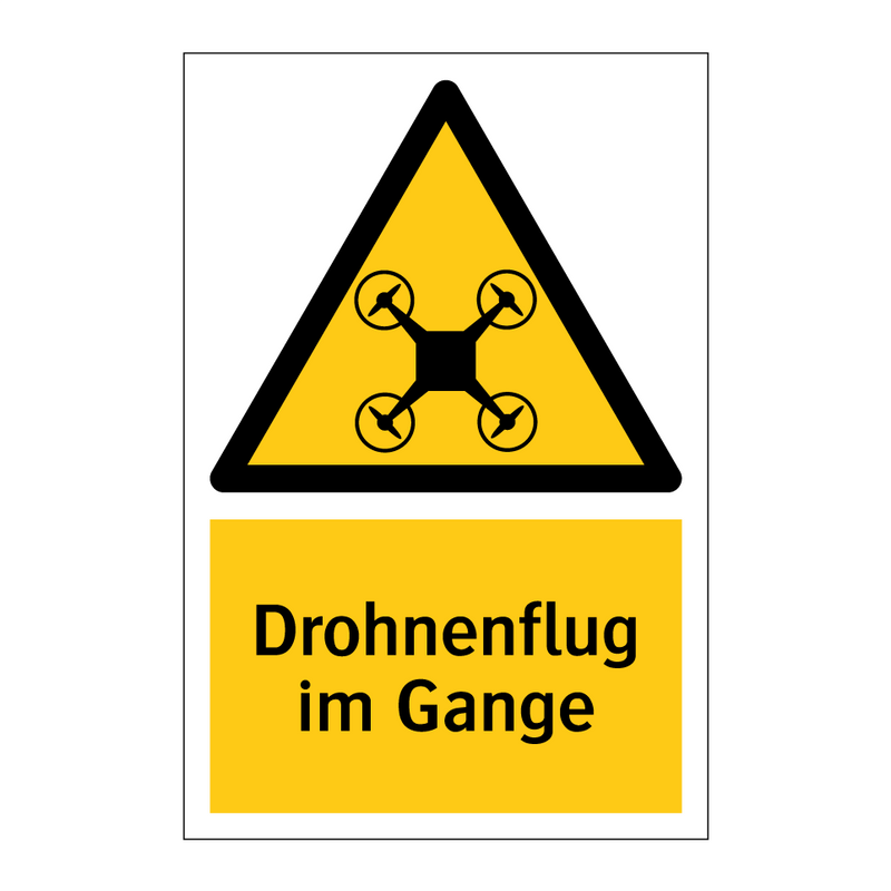 Drohnenflug im Gange