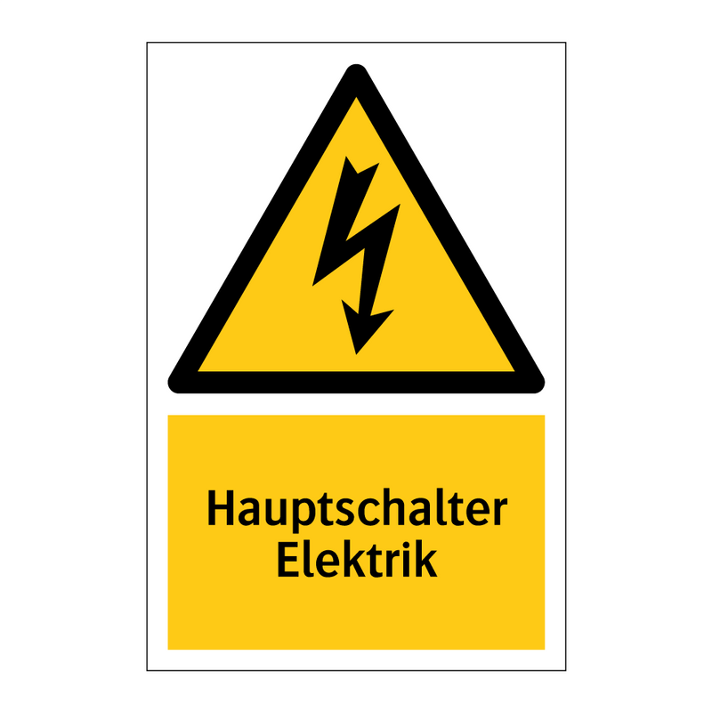 Hauptschalter Elektrik