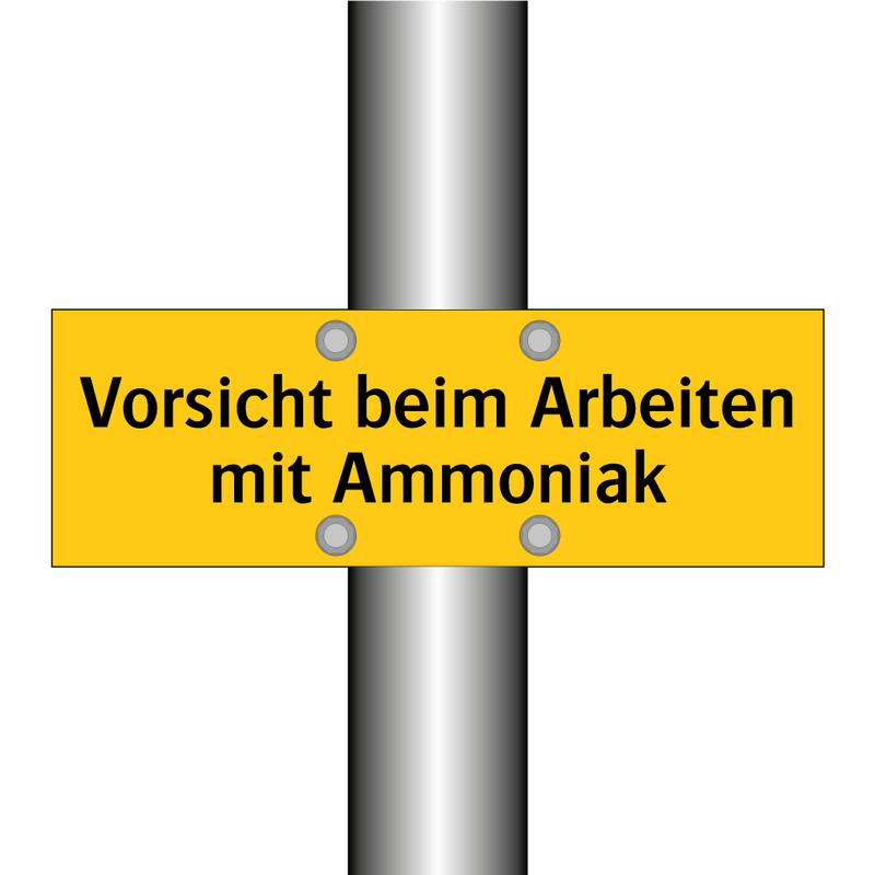Vorsicht beim Arbeiten mit Ammoniak