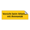 Vorsicht beim Arbeiten mit Ammoniak
