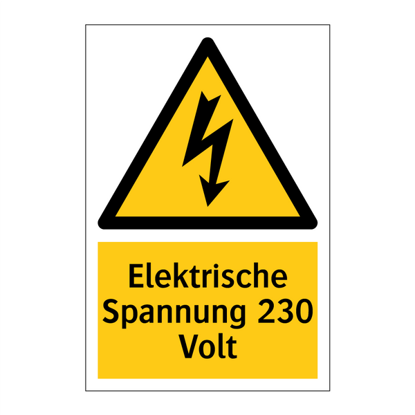 Elektrische Spannung 230 Volt