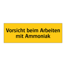 Vorsicht beim Arbeiten mit Ammoniak