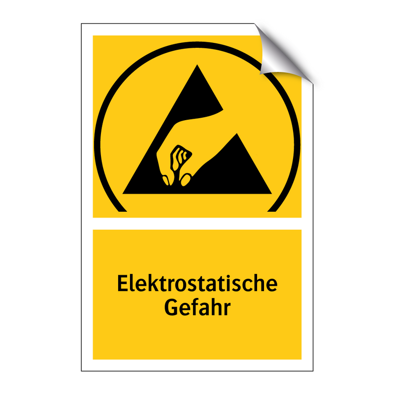 Elektrostatische Gefahr