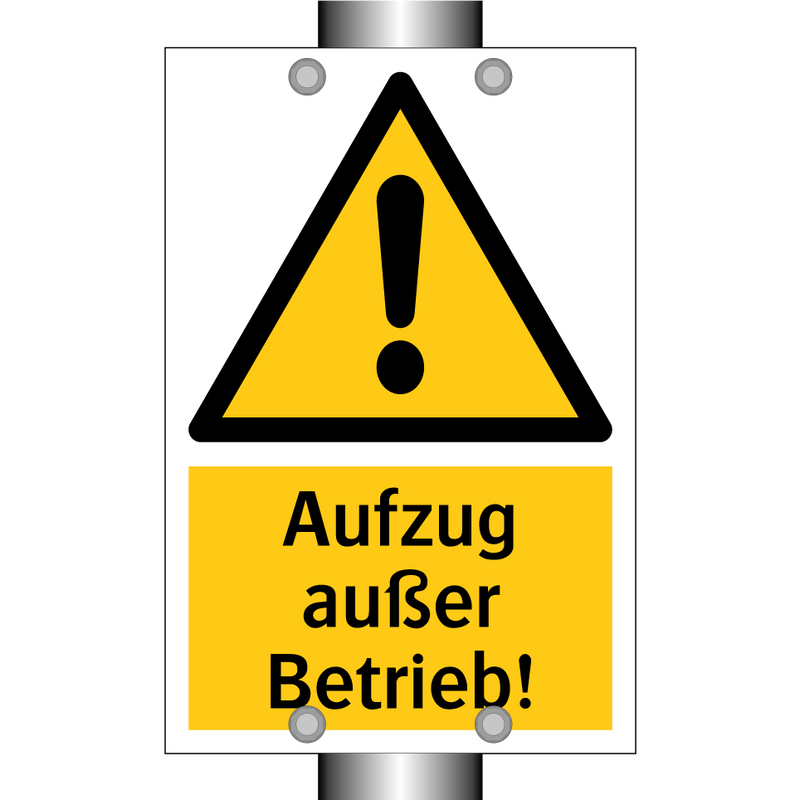 Aufzug außer Betrieb!