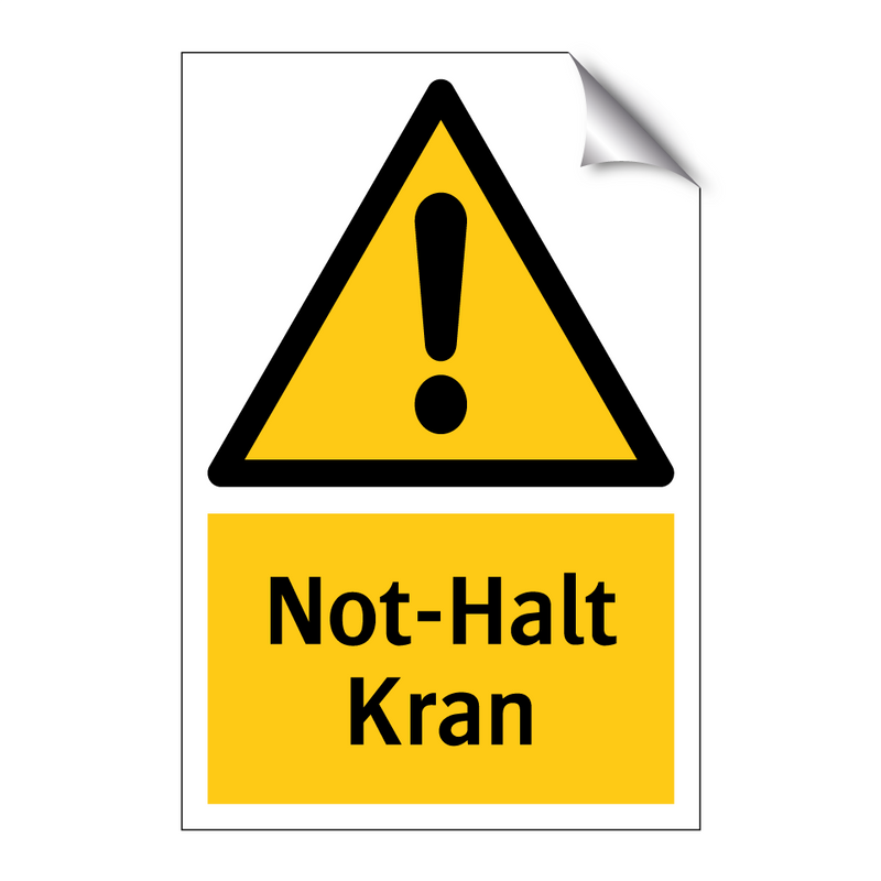 Not-Halt Kran