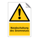 Notabschaltung des Stromnetzes