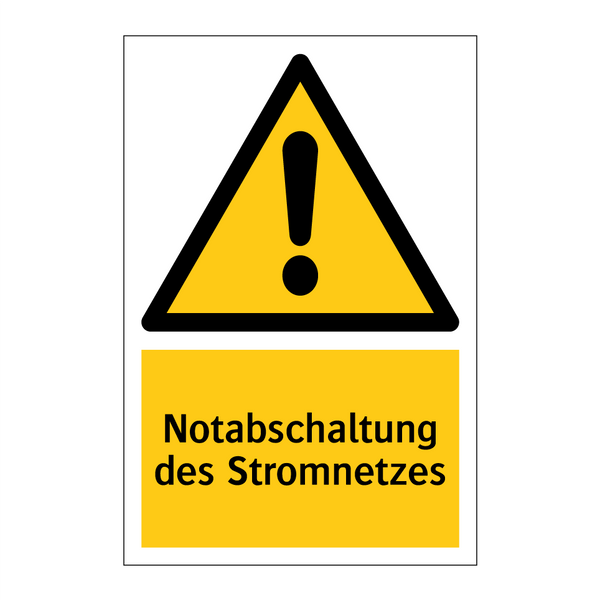 Notabschaltung des Stromnetzes