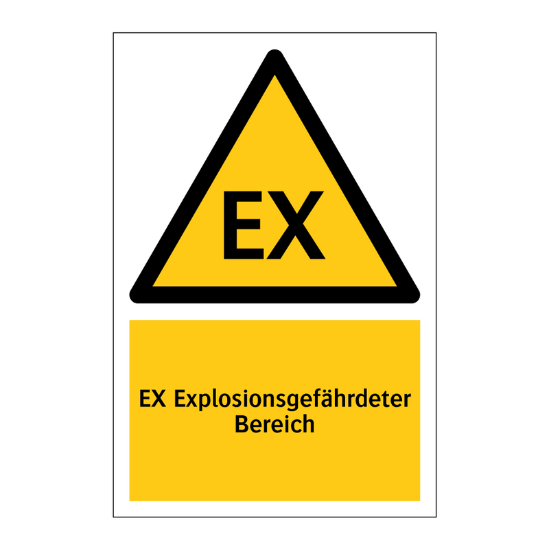EX Explosionsgefährdeter Bereich
