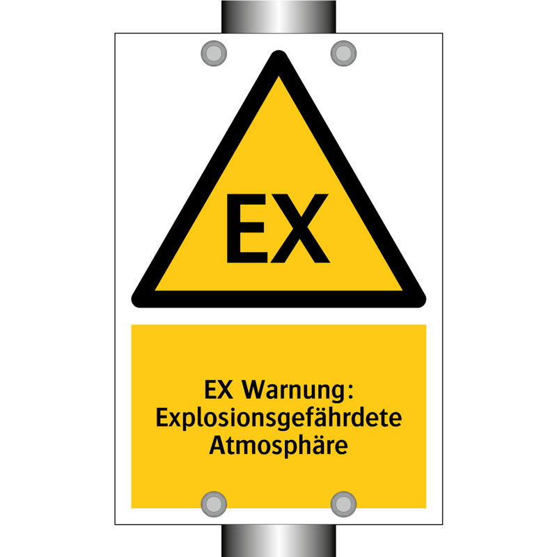 EX Warnung: Explosionsgefährdete Atmosphäre