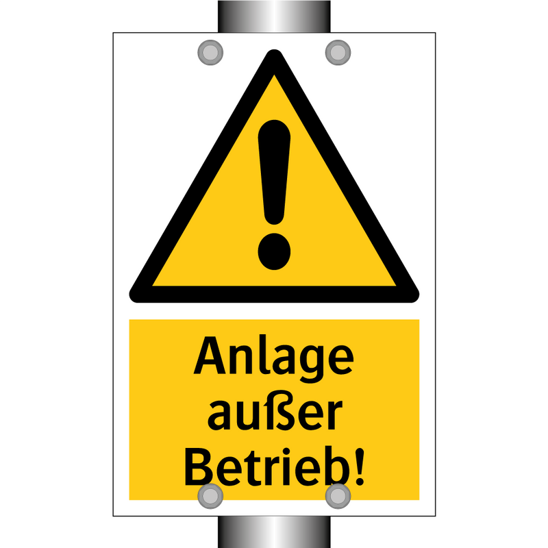 Anlage außer Betrieb!