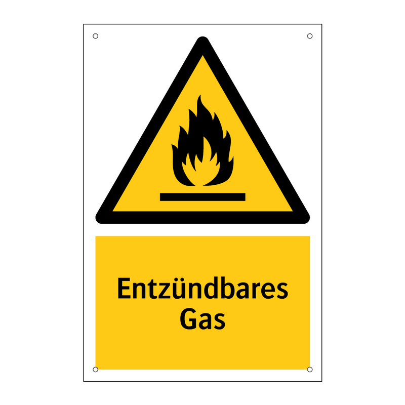 Entzündbares Gas