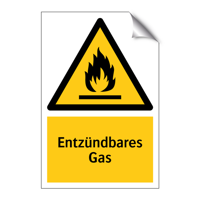 Entzündbares Gas