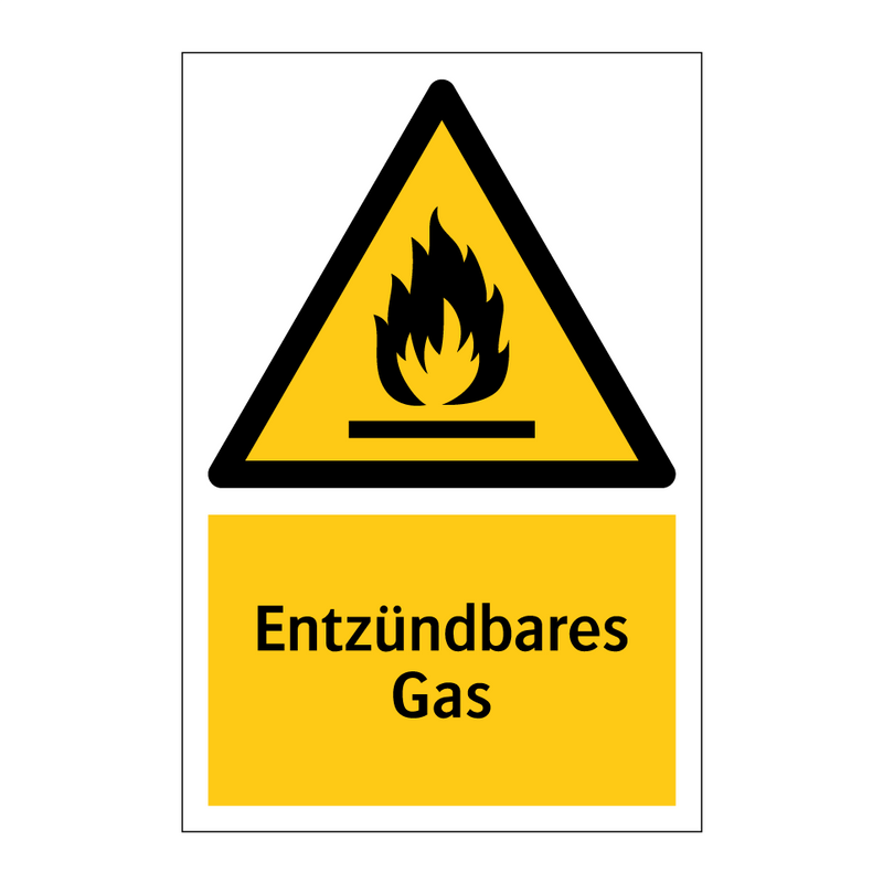 Entzündbares Gas