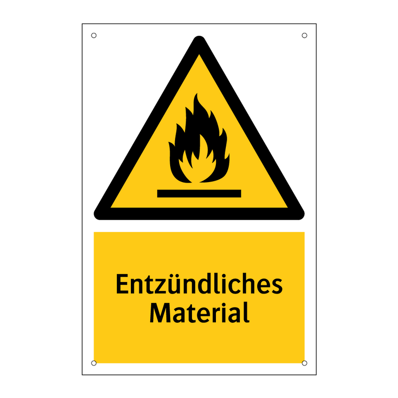 Entzündliches Material