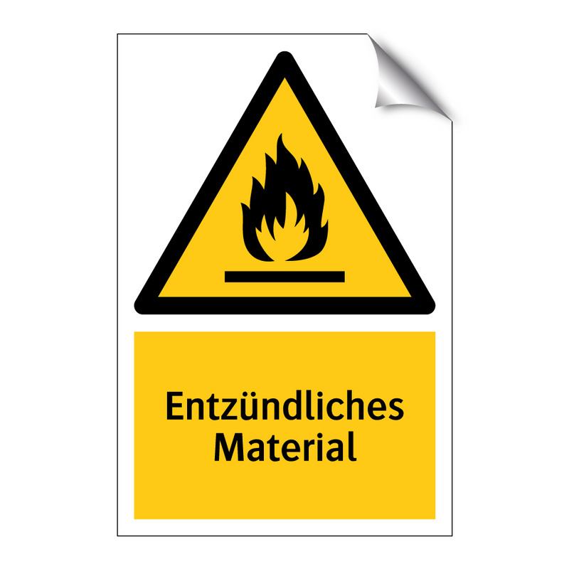 Entzündliches Material