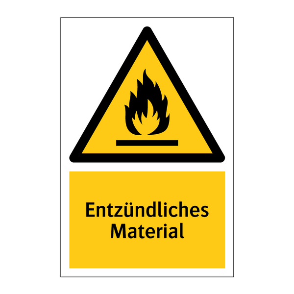 Entzündliches Material