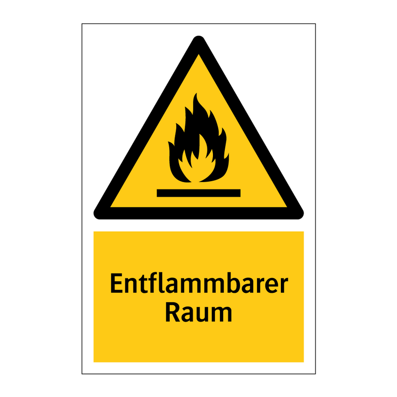 Entflammbarer Raum