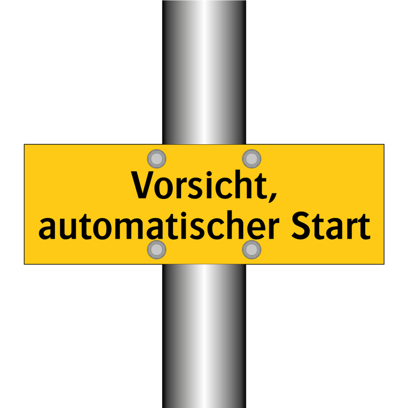 Vorsicht, automatischer Start