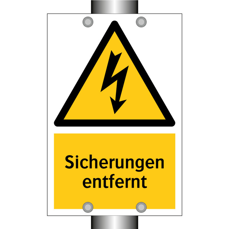 Sicherungen entfernt