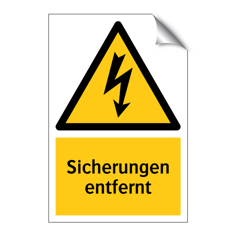 Sicherungen entfernt