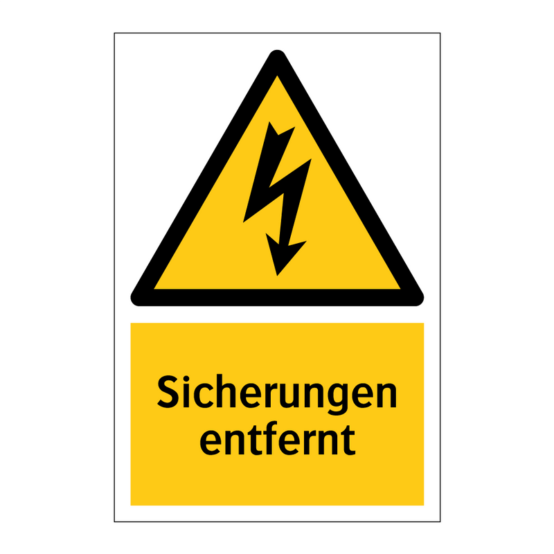 Sicherungen entfernt