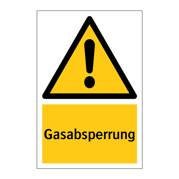 Gasabsperrung